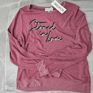 NWT‎ WILDFOX Beach Sweater Valentine's Day Cozy size Large